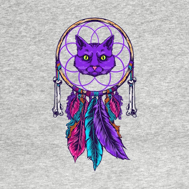 Cat Dreamcatcher Illustration by Invectus Studio Store